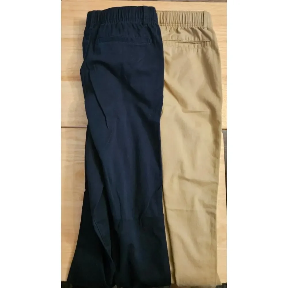 4 Pairs Children's Place Boy's Sz 14 Pull On Relaxed‎ Straight Leg Chino Pants